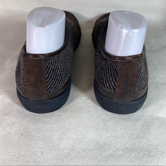7 for all Man Kind | Brown Suede Leather and Canvas Slip On Sneakers - Picture 6 of 6